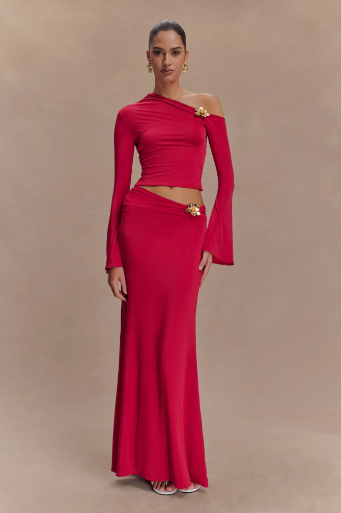 Pink Asymmetrical Set