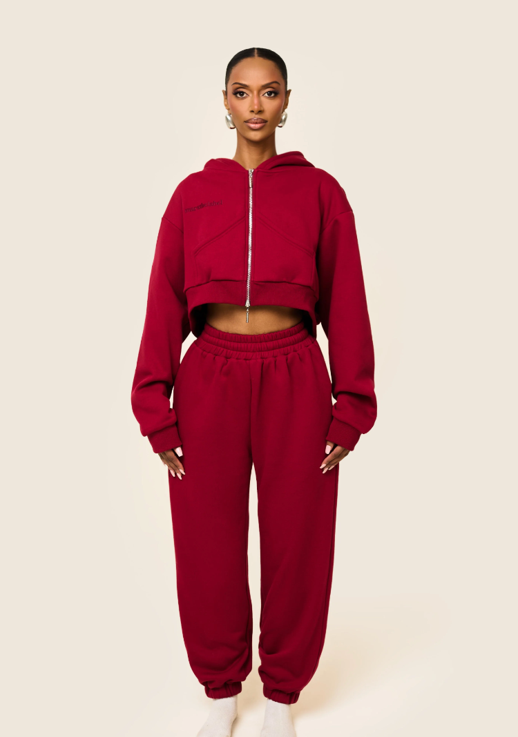 Red Sweat Set